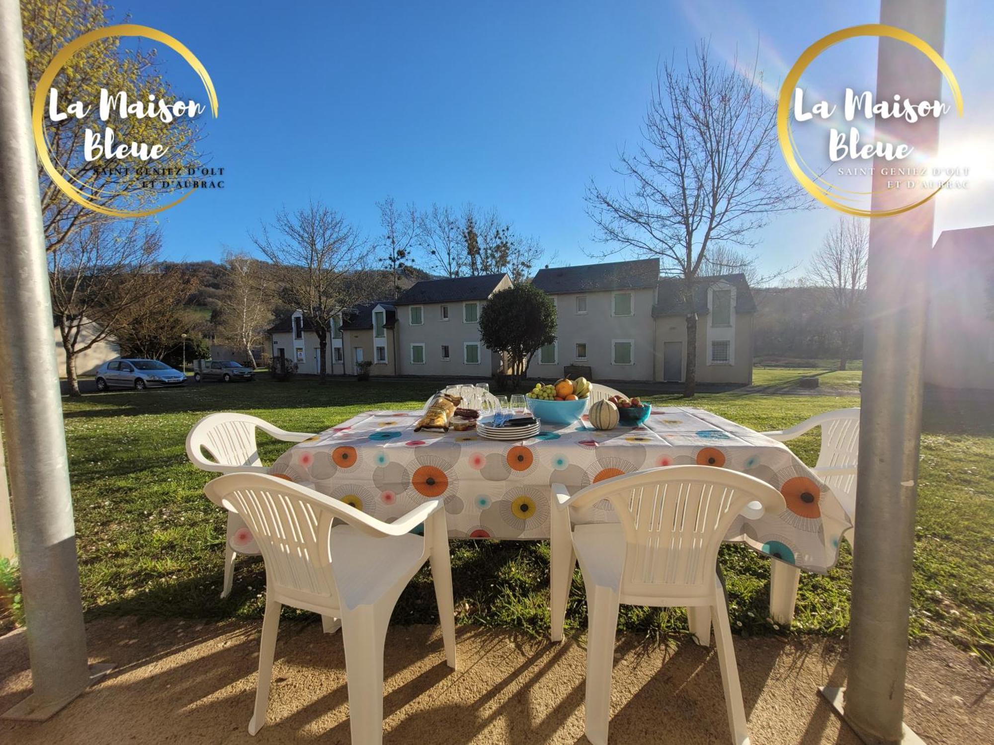 La Maison Bleue, Village Vacances, Piscine, Parking Saint-Geniez-dʼOlt Exteriér fotografie
